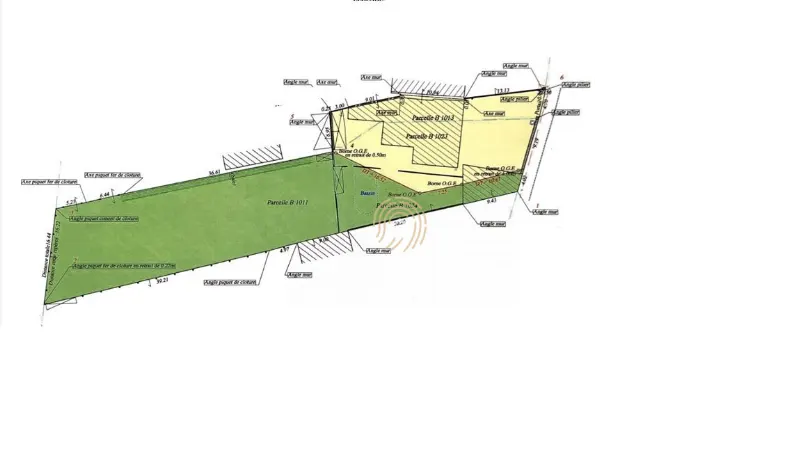 Terrain constructible non viabilisé secteur campagne